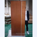 Red oak veneered solid flush door with metal strips for Middle east